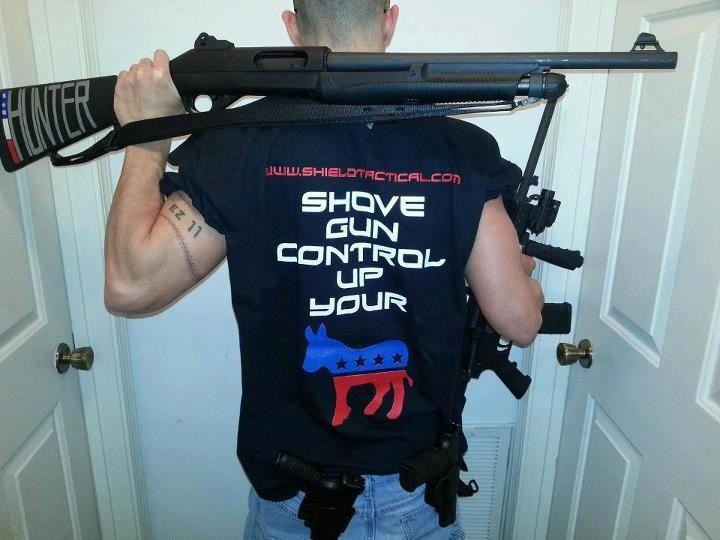 T-Shirt Of The Day: Shove Gun Control - Common Sense Evaluation