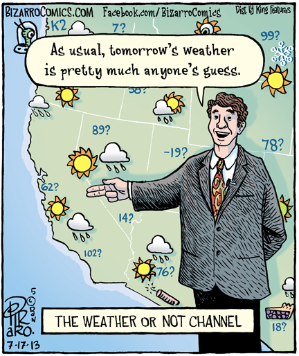Cartoon Of The Day: Weather Or Not. 