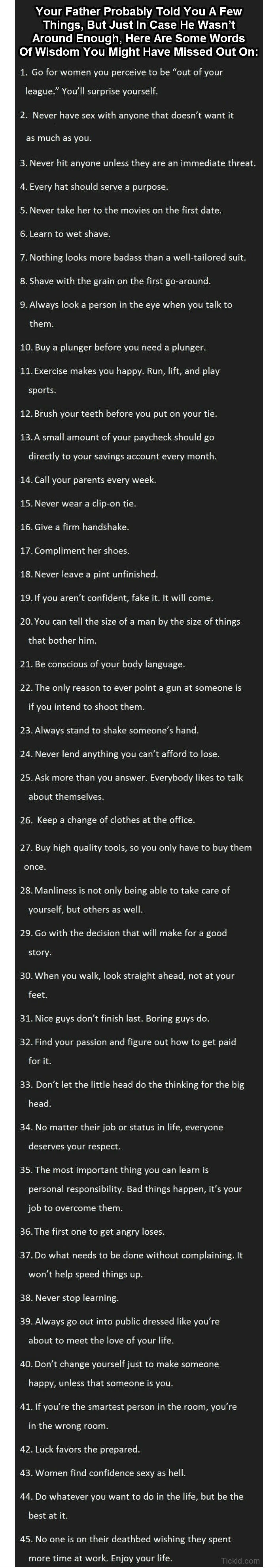 45 Ultimate Tips For Men