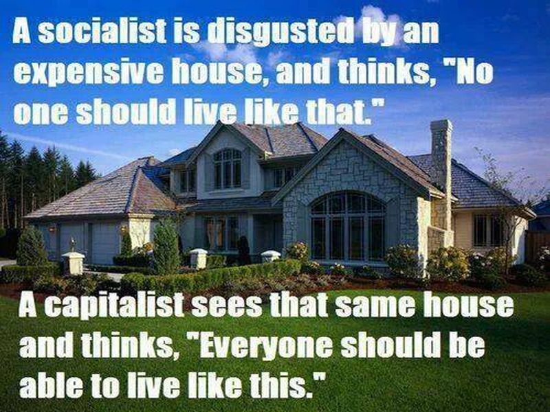 The Real Difference Between a Socialist and a Capitalist