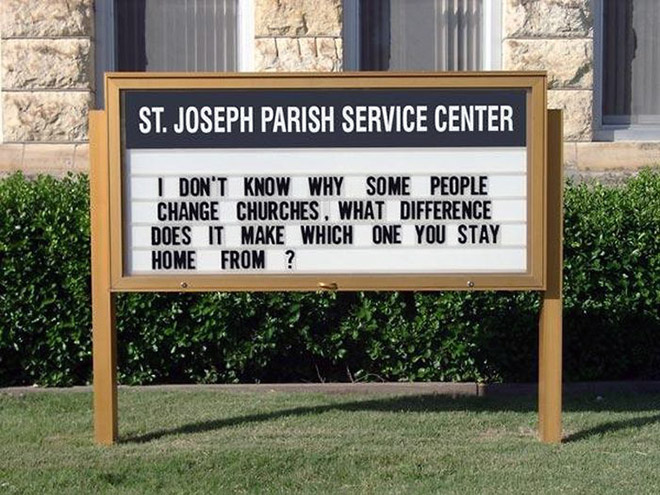 Funny Church Signs 4