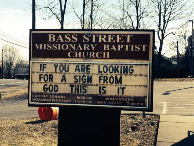 Funny Church Signs 5