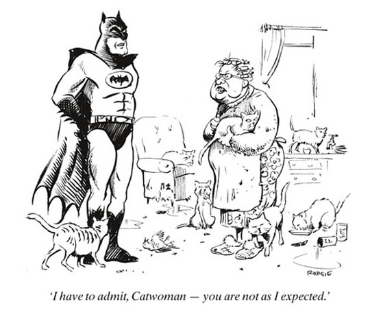 Batman Finds Catwoman  I have to admit, Catwoman – you are not as I expected.