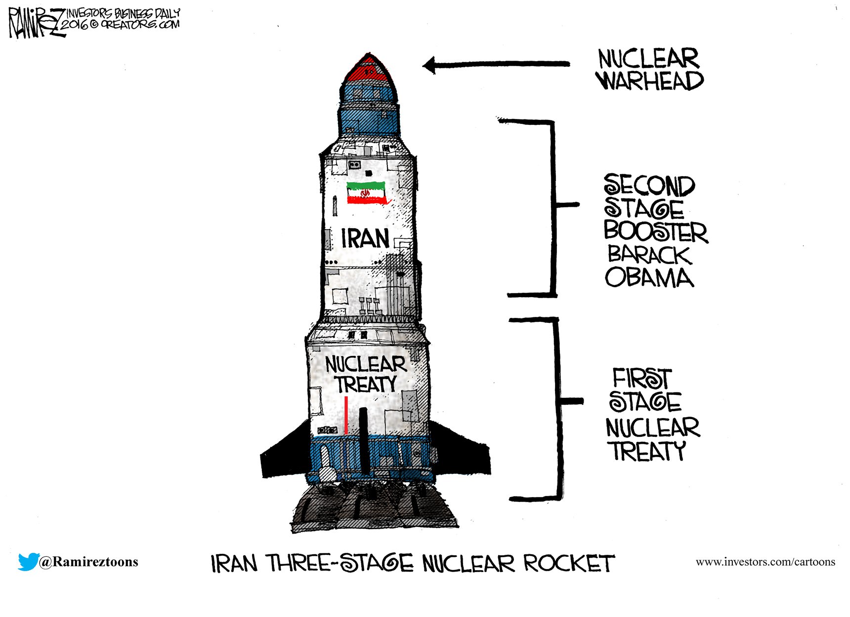 Iran Three-Stage Nuclear Rocket