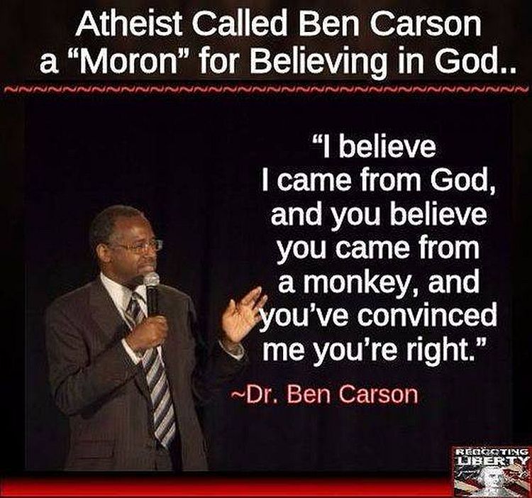 Ben Carson Sets Atheist Straight