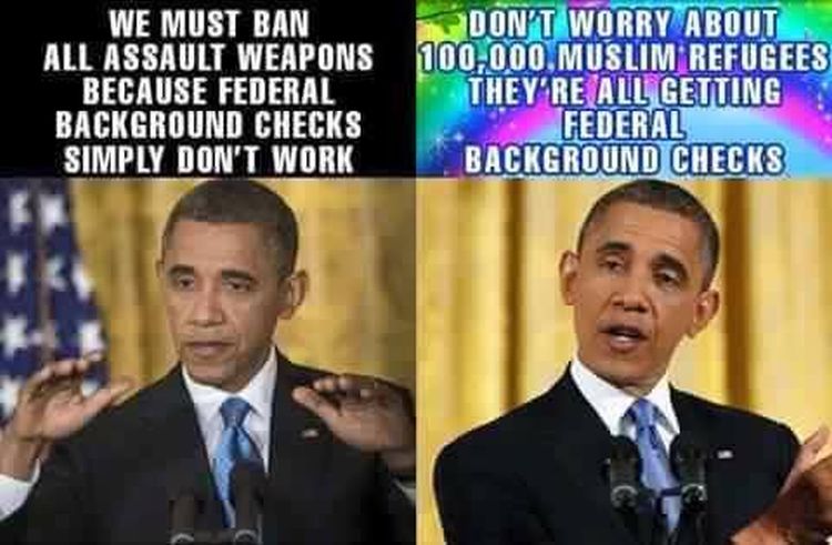 Background Checks - Obama’s Hypocrisy On Muslims and Gun Control Revealed