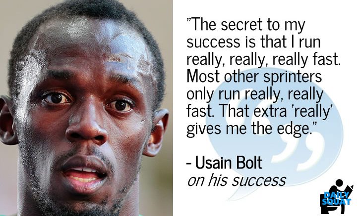 Usain Bolt On Success