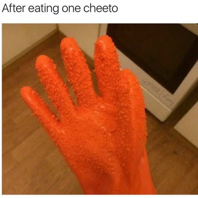 Picture Of The Day: Cheeto Fingers