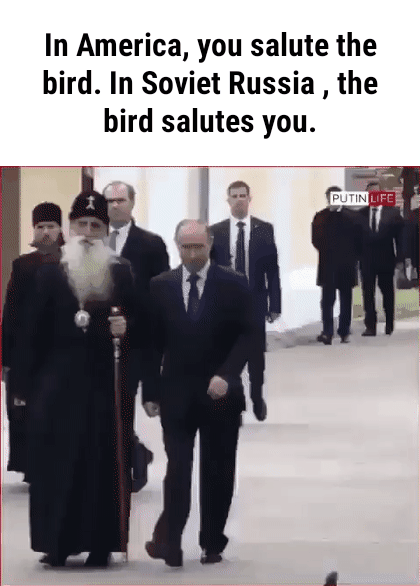 Animation Of The Day: Bird Salutes Putin