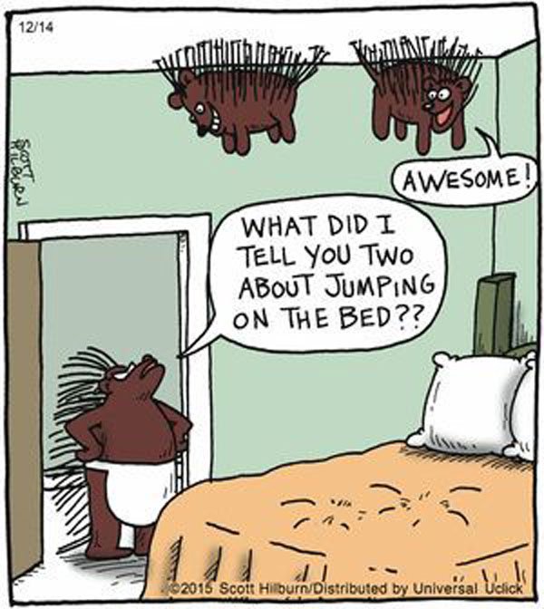 Cartoon Of The Day: Jumping On The Bed