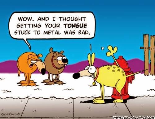 Cartoon Of The Day: Stuck Tongue
