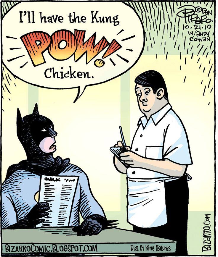 Cartoon Of The Day: Batman Orders Chinese. 