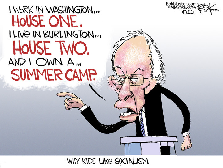 Cartoon Of The Day: Bernie's Houses