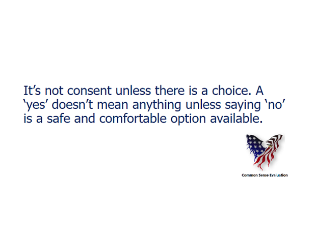 Consent - Common Sense Evaluation