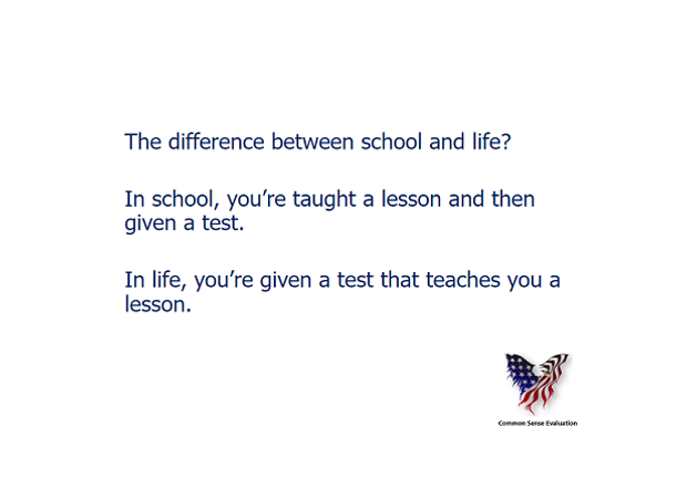 School and Life - Common Sense Evaluation