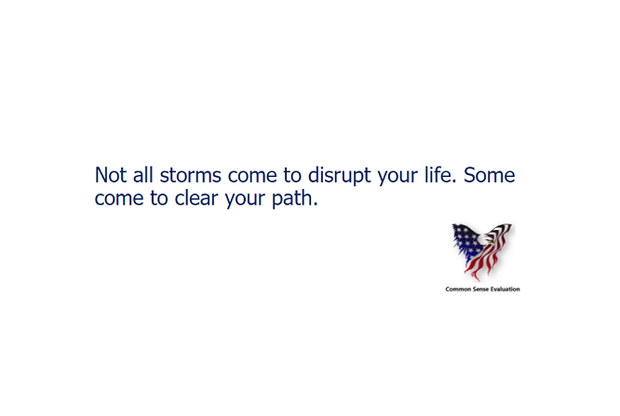 Storms - Common Sense Evaluation