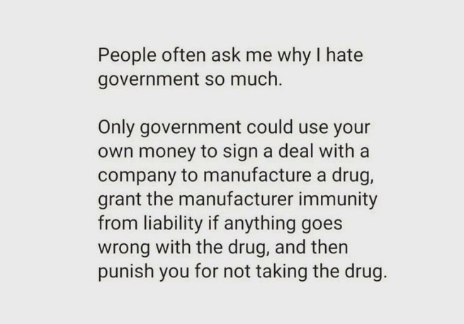 Why I Hate The Government