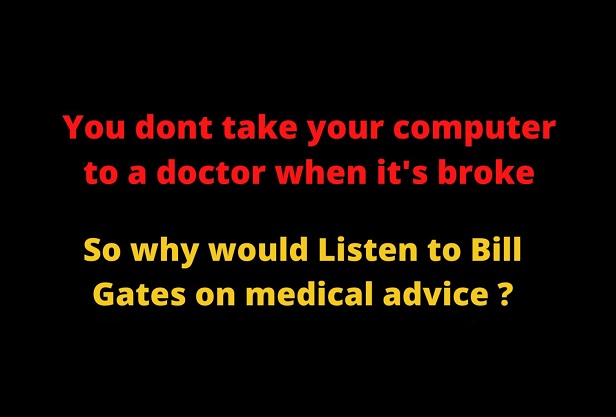 Bill Gates And Medical Advice