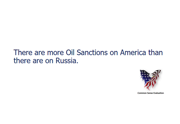 Oil Sanctions - Common Sense Evaluation