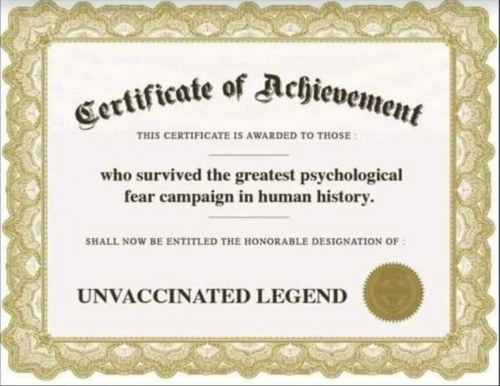 Your Certificate Of Achievement