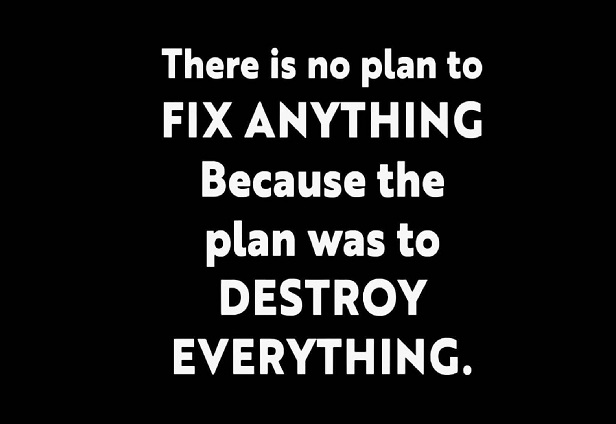 There Is No Plan To Fix Anything