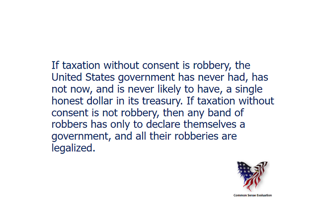 What Does Taxation Without Consent Mean