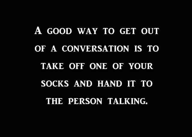 How To Stop A Conversation