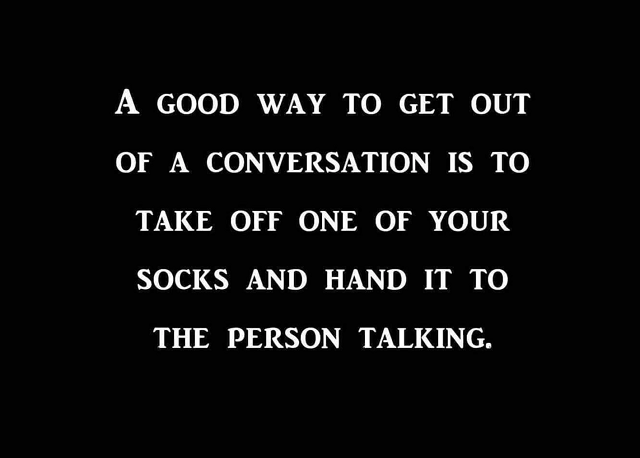 Tip Of The Day: How To Stop A Conversation - Common Sense Evaluation