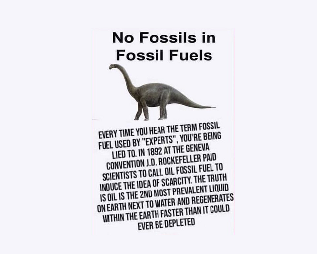 No Fossils In Fossil Fuels