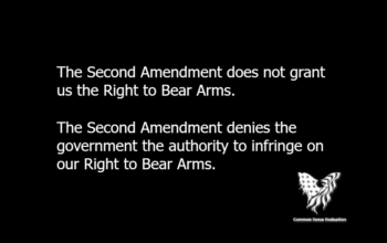 The Second Amendment does not grant us the Right to Bear Arms. The Second Amendment denies the government the authority to infringe on our Right to Bear Arms.