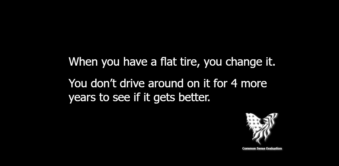 A Flat Tire - Common Sense Evaluation