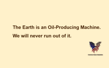 The Earth is an Oil-Producing Machine. We will never run out of it.