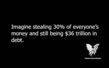 Imagine stealing 30% of everyone's money and still being $36 trillion in debt.