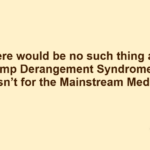 There would be no such thing as Trump Derangement Syndrome if it wasn't for the Mainstream Media.