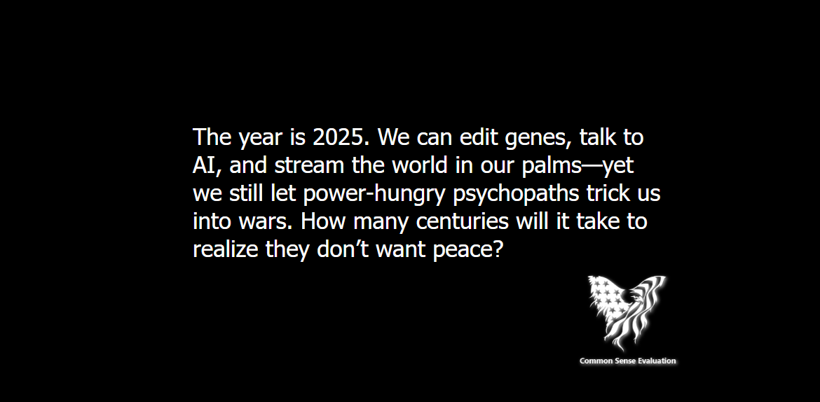 Power-Hungry Psychopaths - Common Sense Evaluation