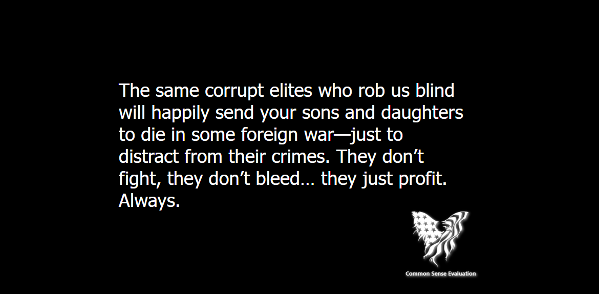 They'll Sacrifice Your Children to Hide Their Sins - Common Sense Evaluation
