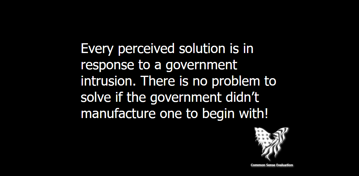 Government Intrusion - Common Sense Evaluation