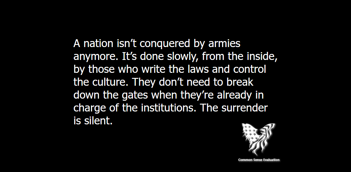 The Surrender is Silent - Common Sense Evaluation